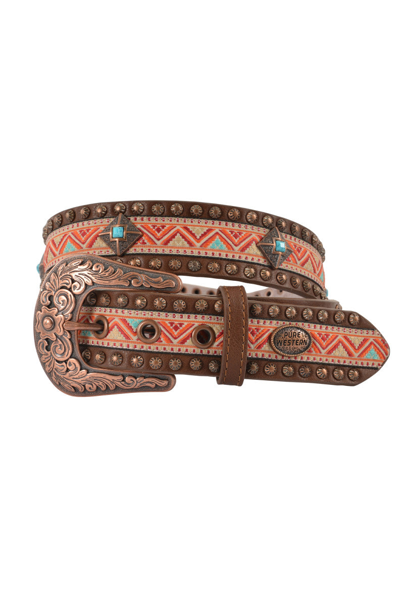 P3W28971BLT Pure Western Amador belt