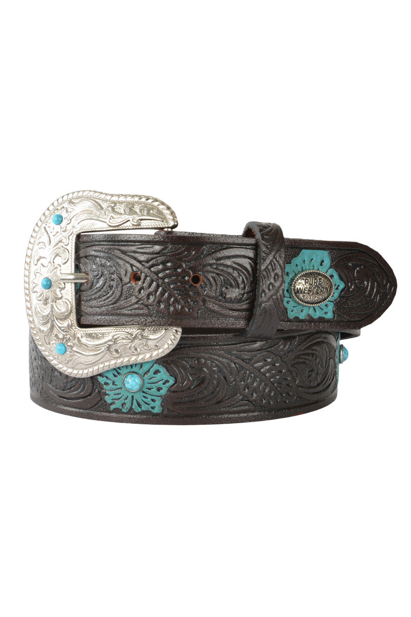 P3W2982BLT Pure Western Jasper belt
