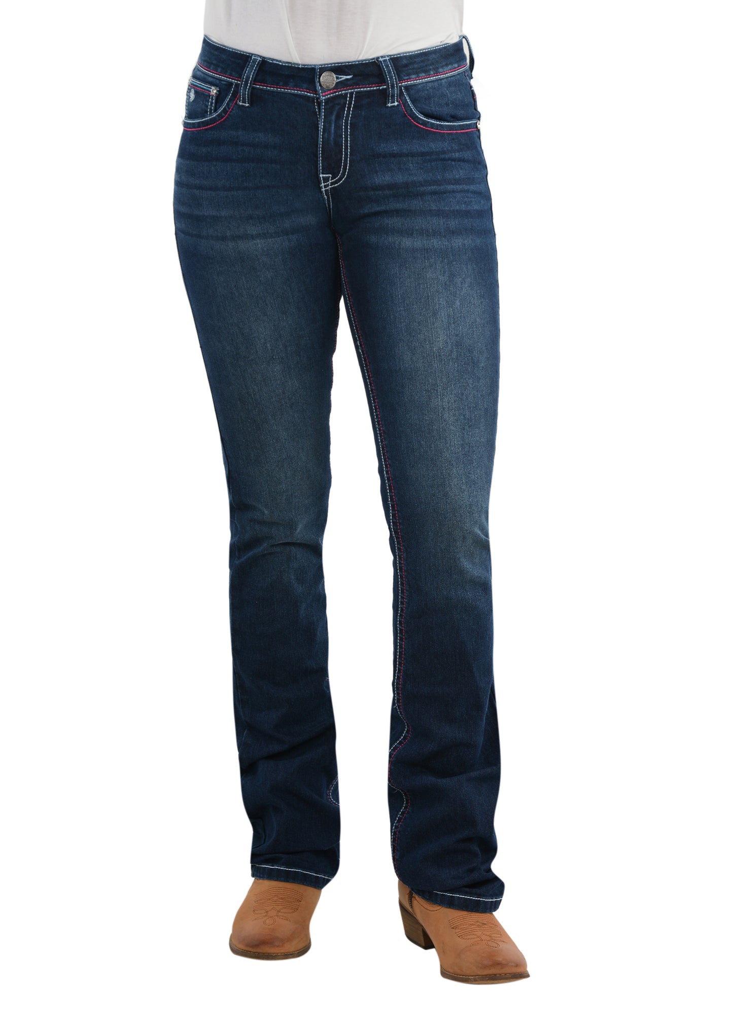PCP2210422 Pure Western Women's Jules Boot Cut Jean 36'