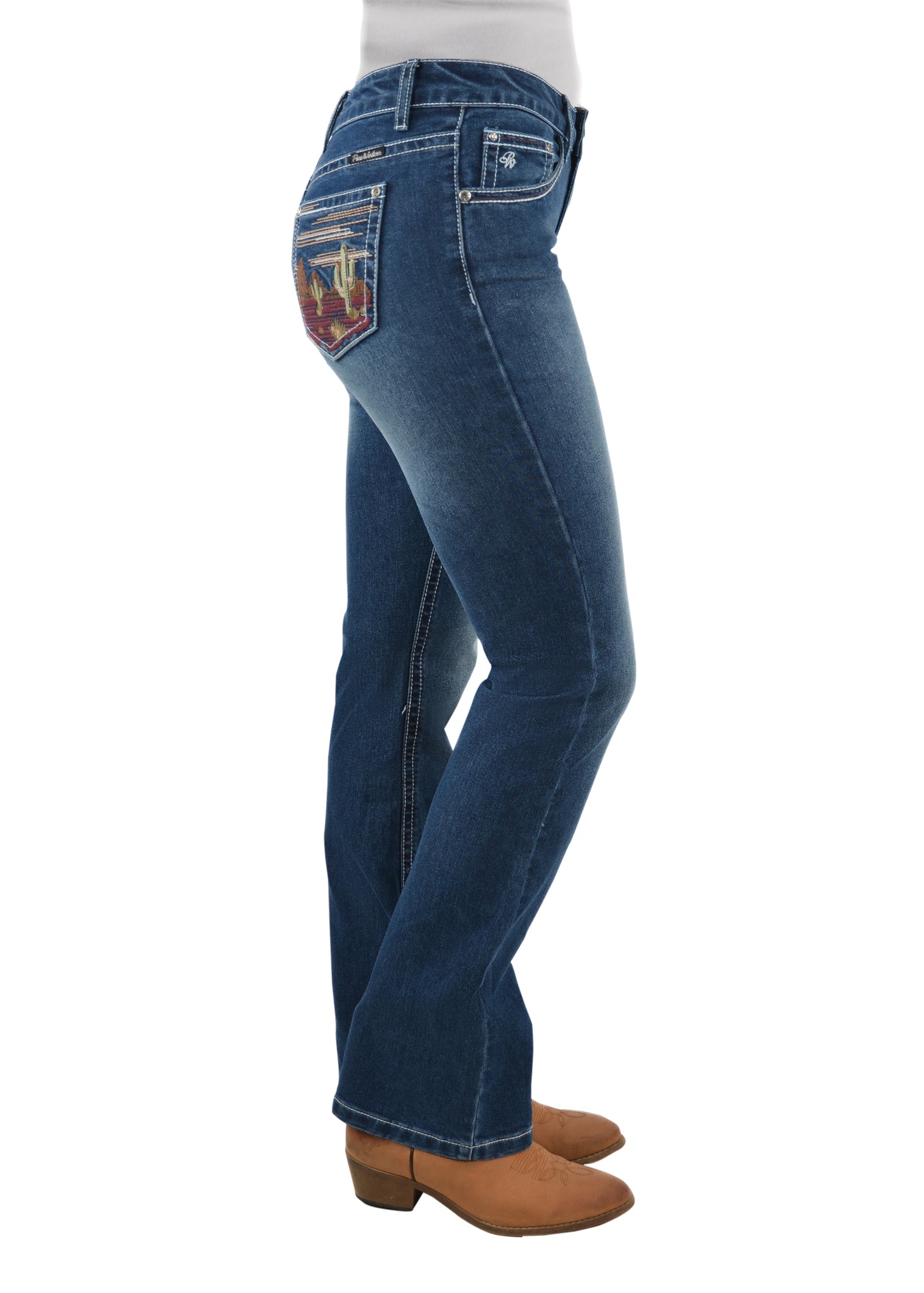 PCP2211572 Pure Western Women's Madeline Boot Cut 34'