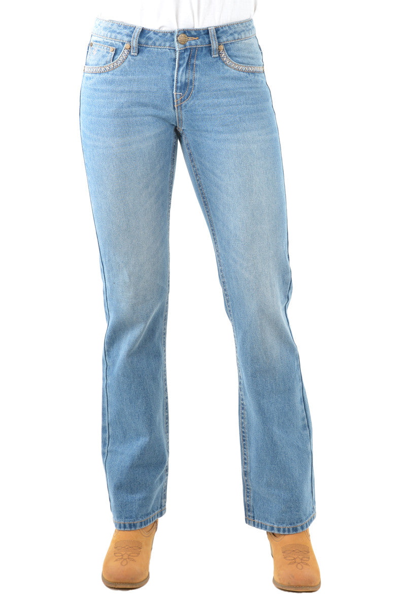PCP2211729 Pure Western Women's Sunny Boot cut Jean 34'