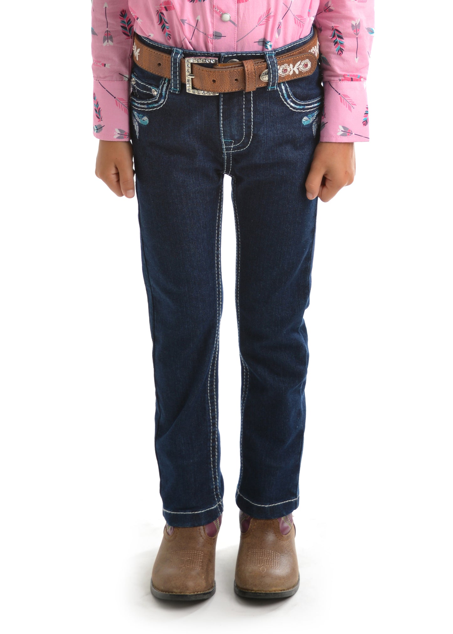 PCP5200280 Pure Western Girls Bonnie Slim Leg Jean