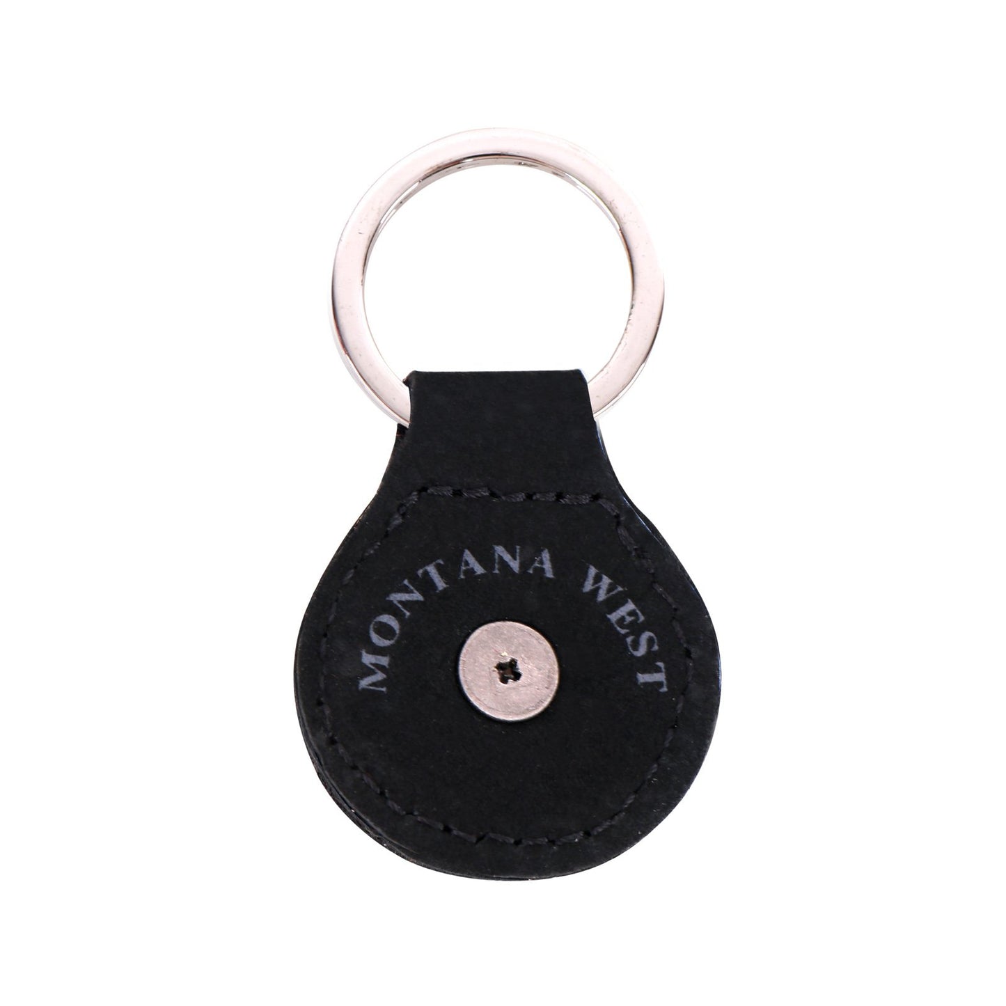 RYS-240BK Montana West Leather Thunderbird Key Chain Black