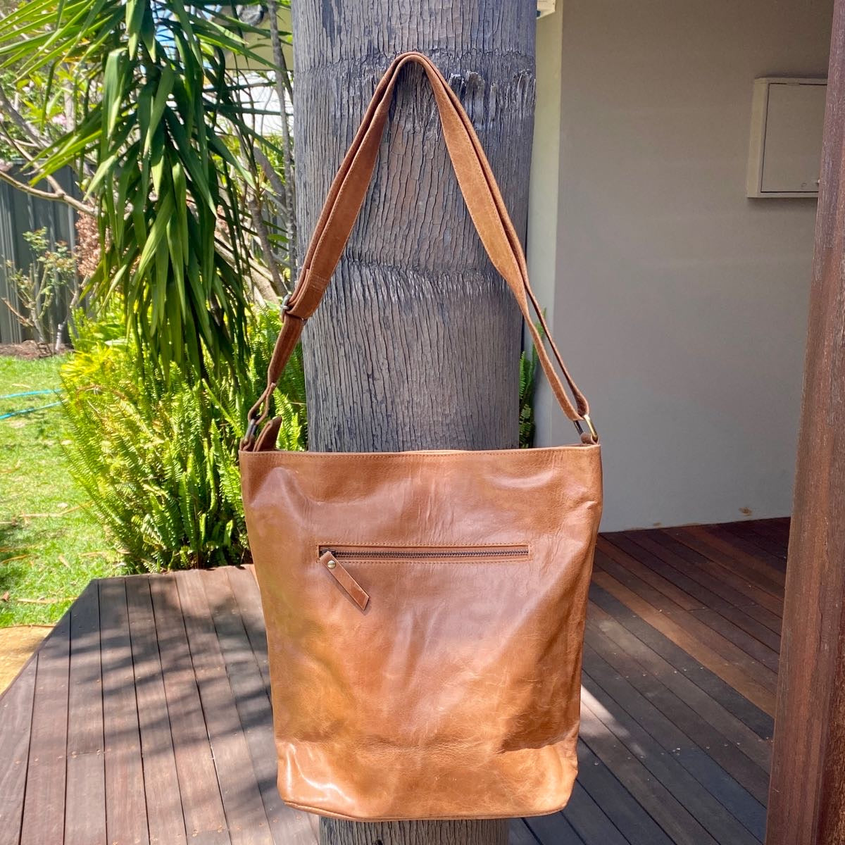 14929 Boho Mandala Bag - Distressed Tan