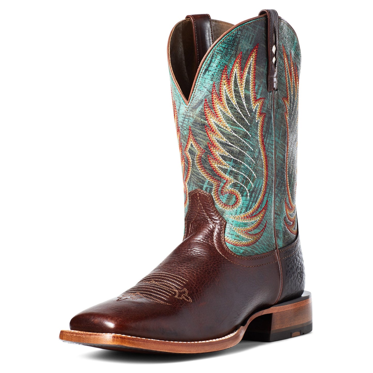 10035898 Ariat Men's Cyclone Stirrup Brown/Roaring Turquoise