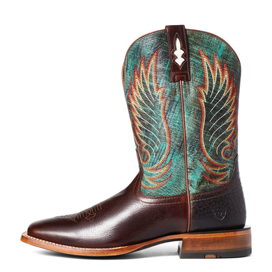 10035898 Ariat Men's Cyclone Stirrup Brown/Roaring Turquoise