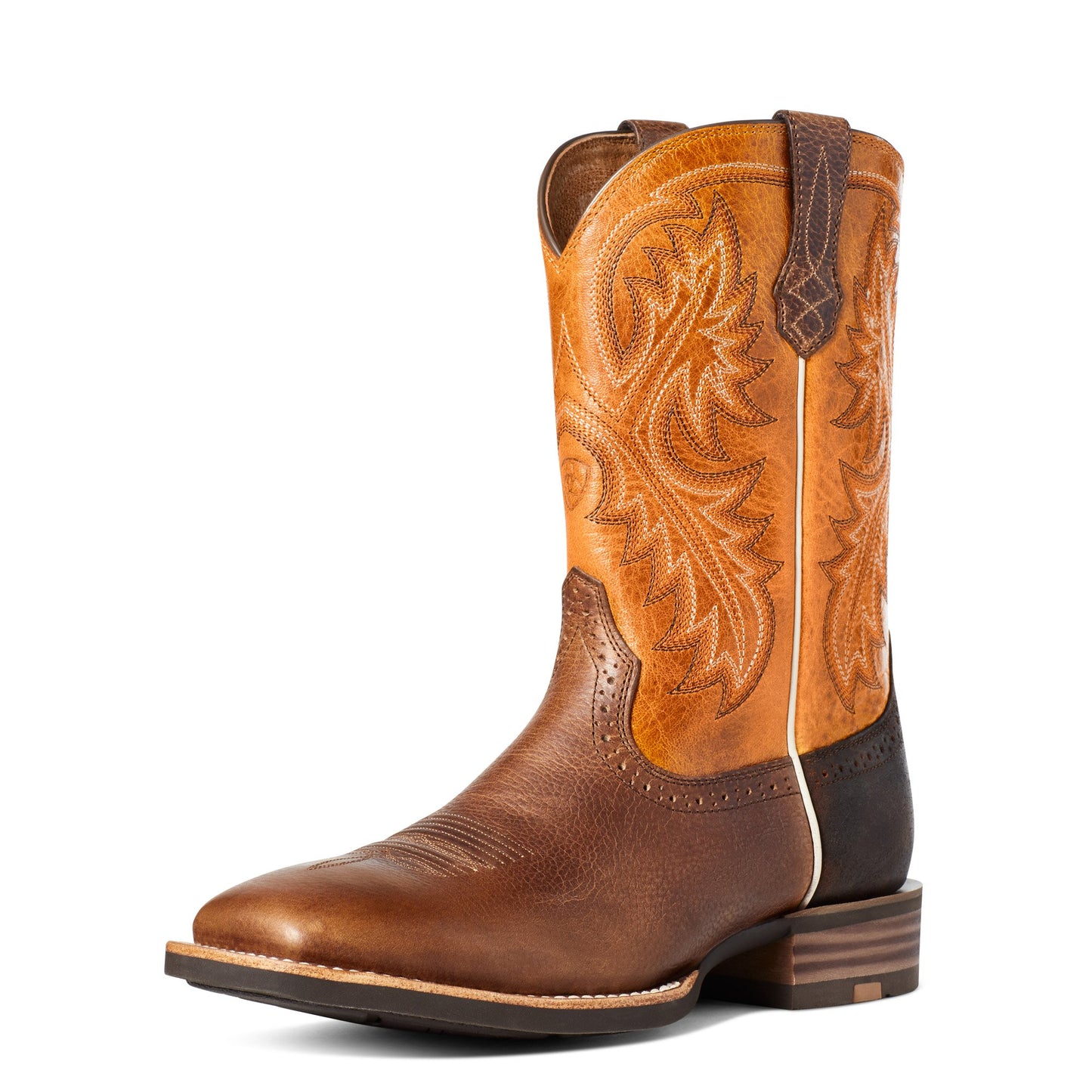 10035998 Ariat Men's Quickdraw Pinto Bean/Sunrise