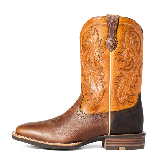 10035998 Ariat Men's Quickdraw Pinto Bean/Sunrise