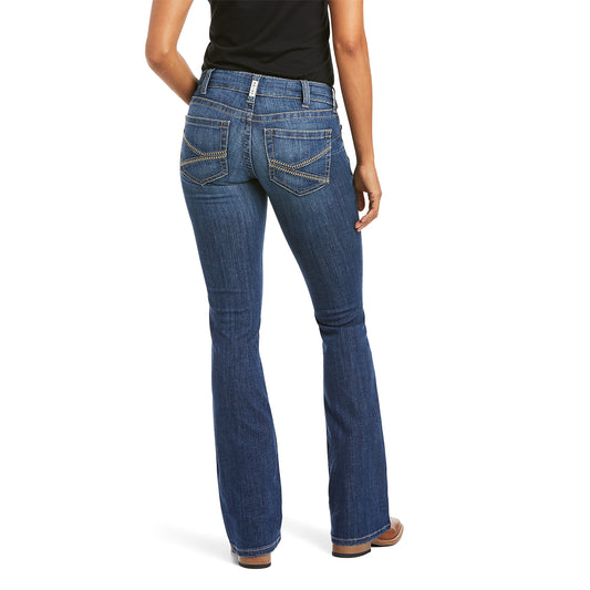 10034659 Ariat Women's Real Mid Ride Boot Cut Liliana Irvine Jean XL Leg