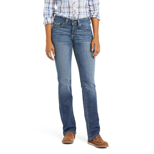 10034663 Ariat Women's Perfect Rise Straight Leg Cameryn Sunstruck Extra Long Leg