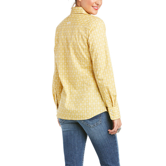 10035004 Ariat Women's Kirby LS Shirt Local Honey