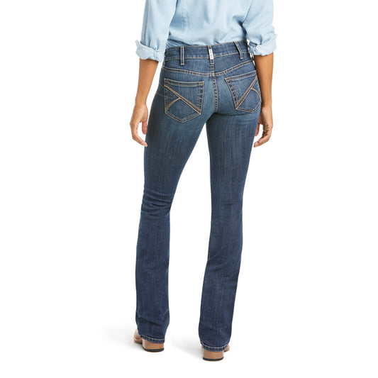 10036090 Ariat Women's Mid Rise Cynthia Boot Cut Extra Long Leg