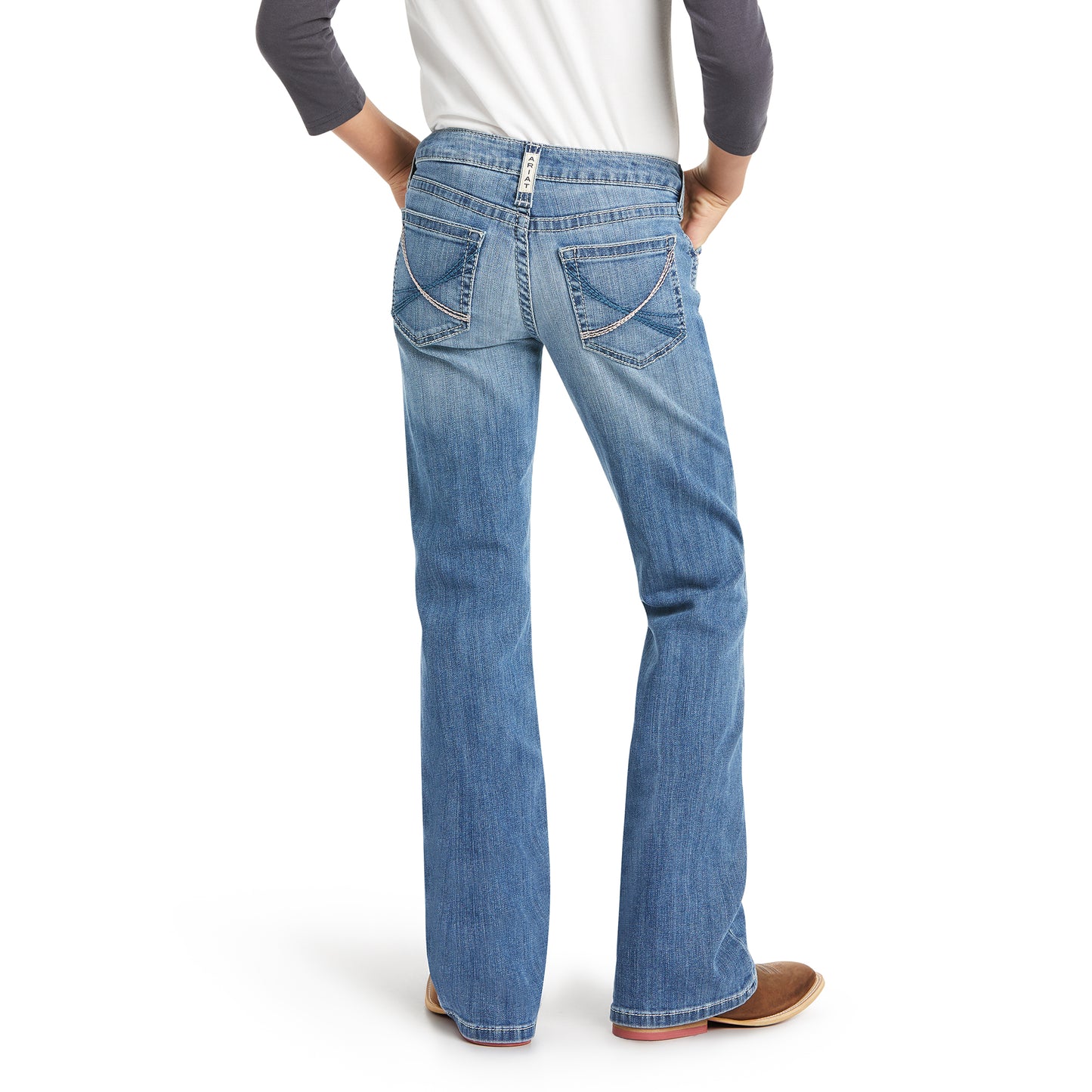 10034639 Ariat Girls Antarctica Bootcut Jean