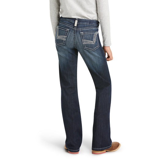 10036101 Ariat Girls REAL Boot Cut Journee Lakeshore
