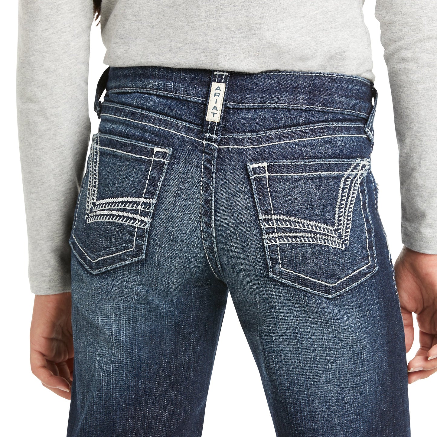10036101 Ariat Girls REAL Boot Cut Journee Lakeshore