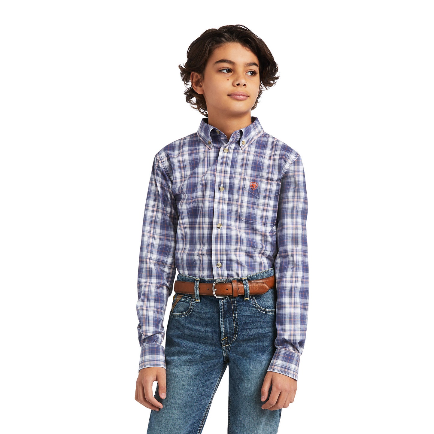 10039569 Ariat Boys Pro Diego Classic LS Shirt