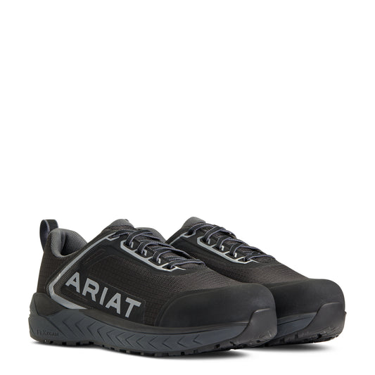 10040283 Ariat Mns Outpace Composite Toe Black Sneaker
