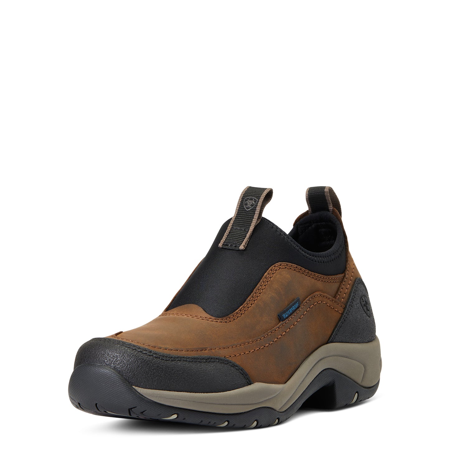 10040234 Ariat Women's Terrain Ease H20 Oily Distressed Brown