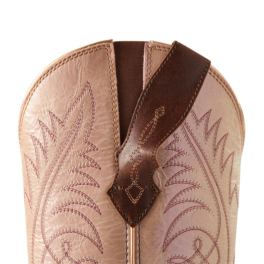 10040421 Ariat Women's Round Up Wide Square Toe Stretchfit Festival Brown/Champagne