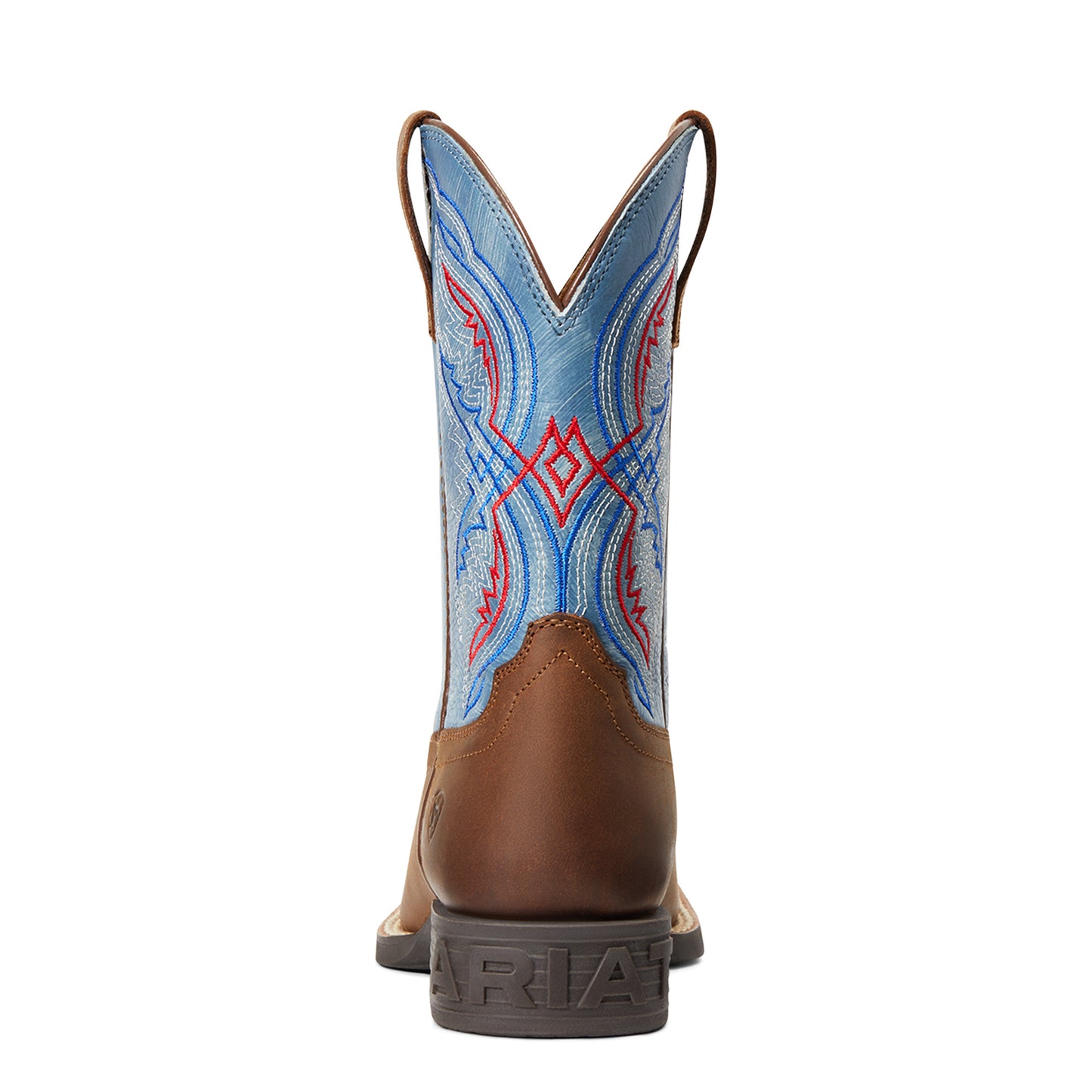 10040247 Ariat Kids Double Kicker Distressed Brown/Stone Blue