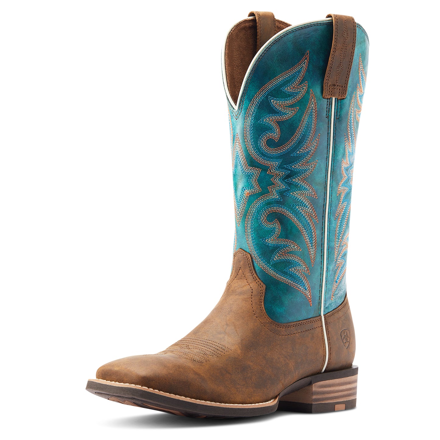 10044568 Ariat Men's Ricochet Aged Tan/ Mystic Teal