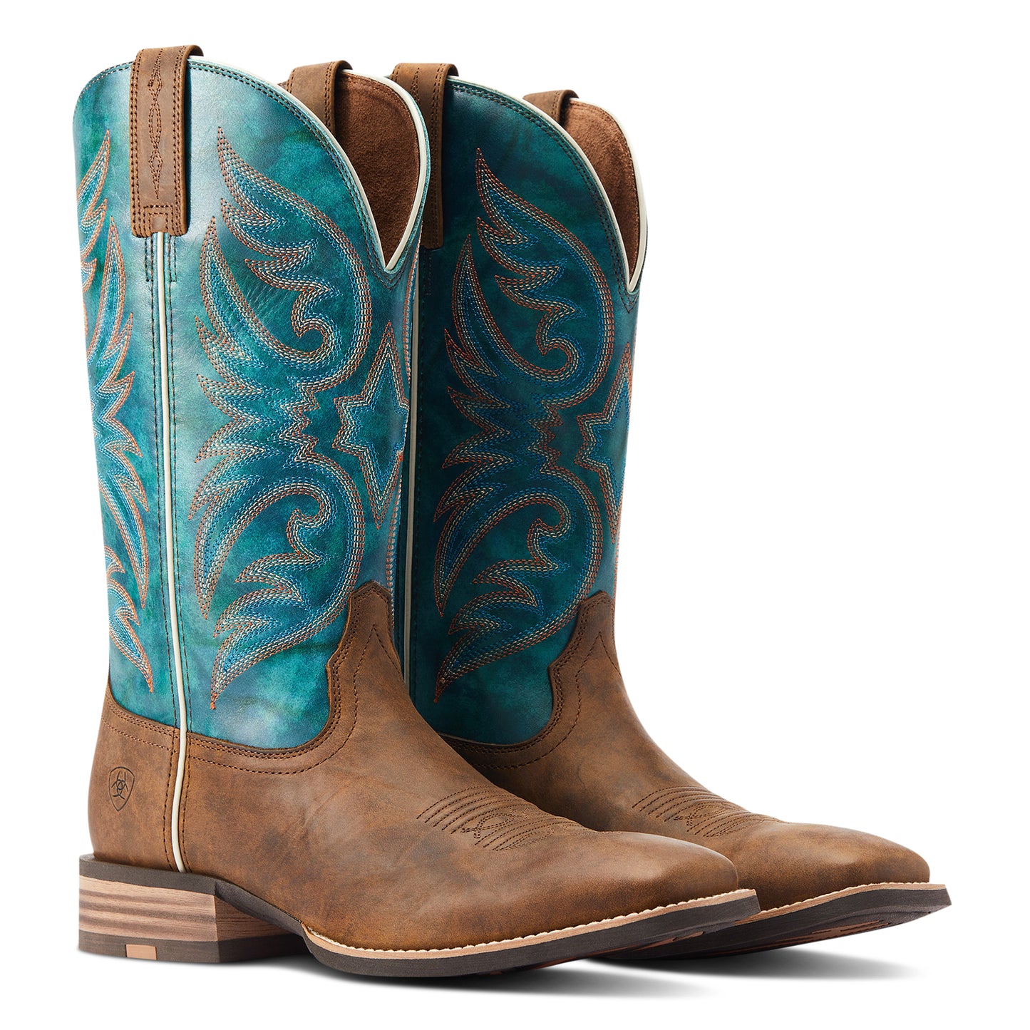 10044568 Ariat Men's Ricochet Aged Tan/ Mystic Teal