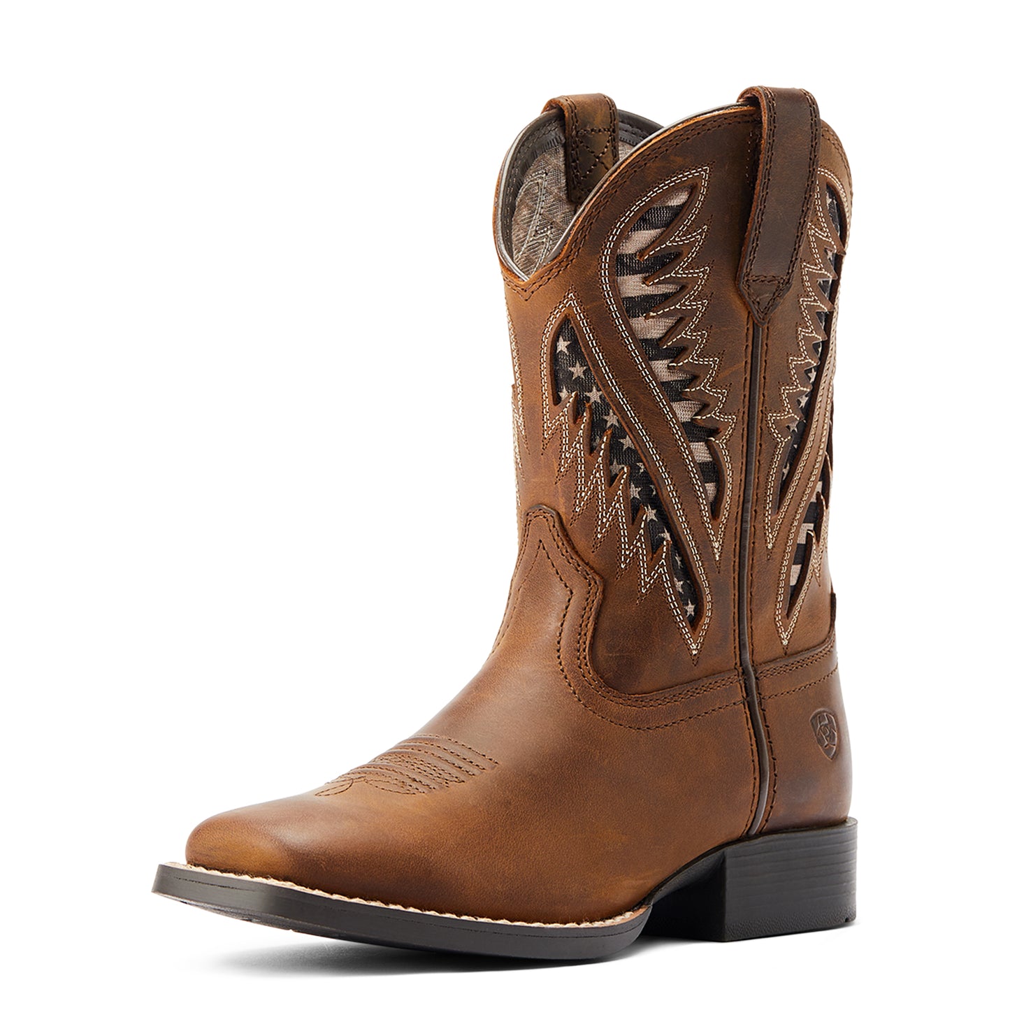 10044485 Ariat Kds Quickdraw Venttek Distressed Tan