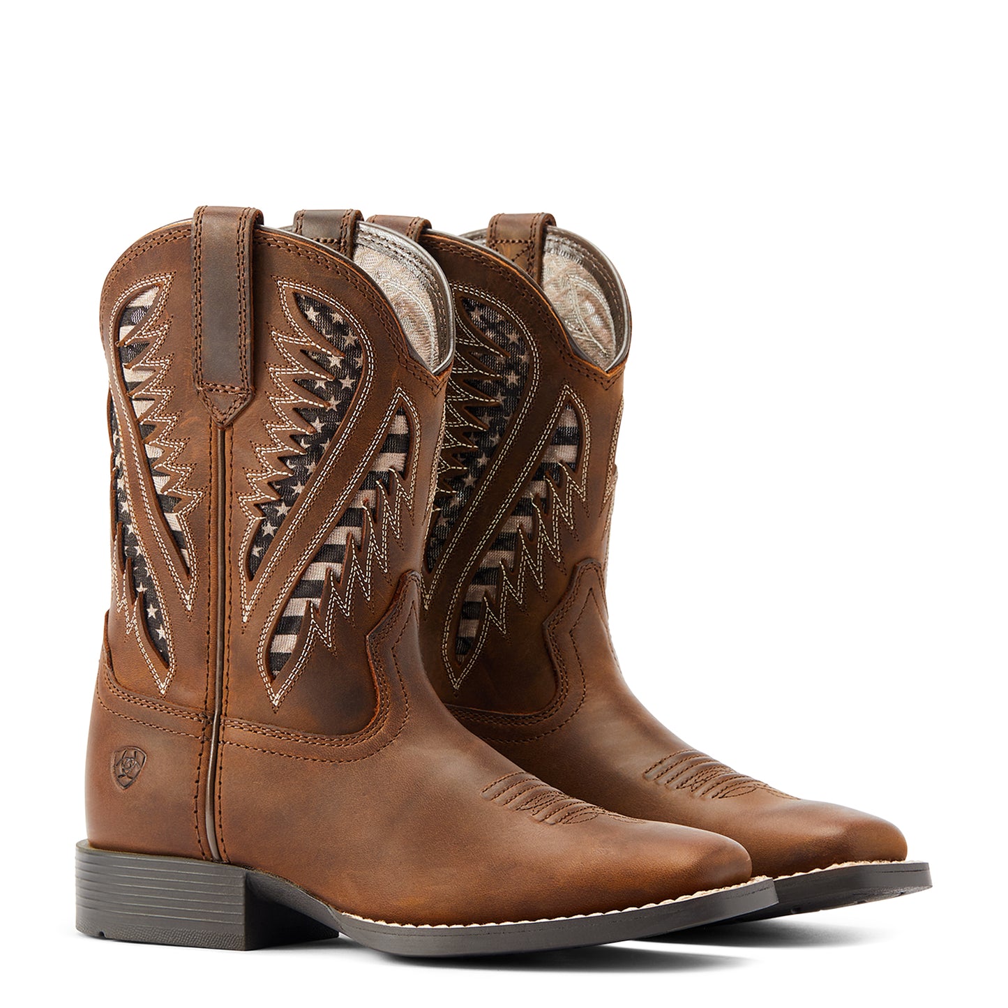 10044485 Ariat Kds Quickdraw Venttek Distressed Tan
