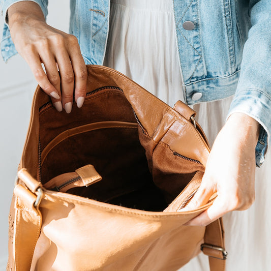 20113 Stitch Bag - Camel