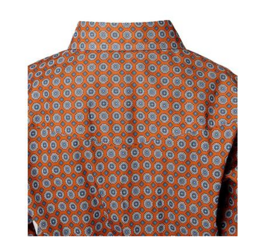 3-30-225-4014 Roper Boys L/S Shirt Orange