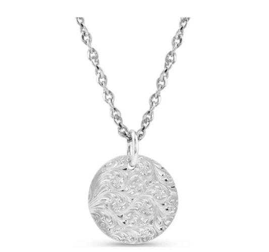 NC4660 Montana Buckle Concho Necklace