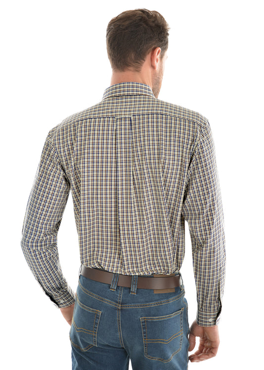 T0W1115011 Thomas Cook Mens Dobbs Check L/S Shirt