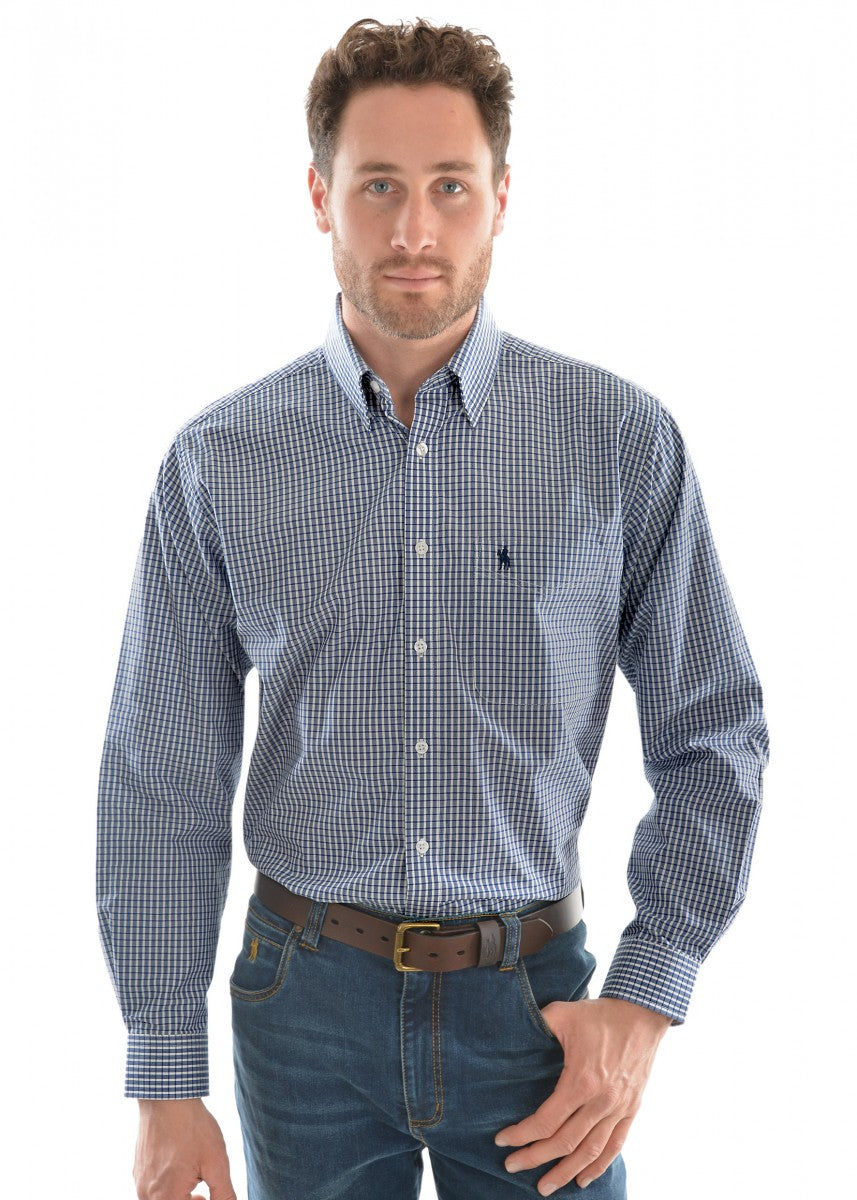 T0W1118002 Thomas Cook Mens Albert Check L/S Shirt