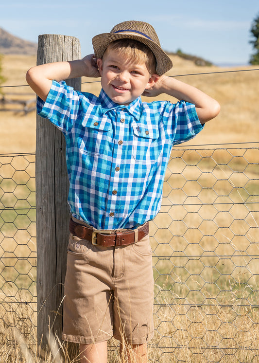 T2S3142033 Boys Parnell S/S Shirt