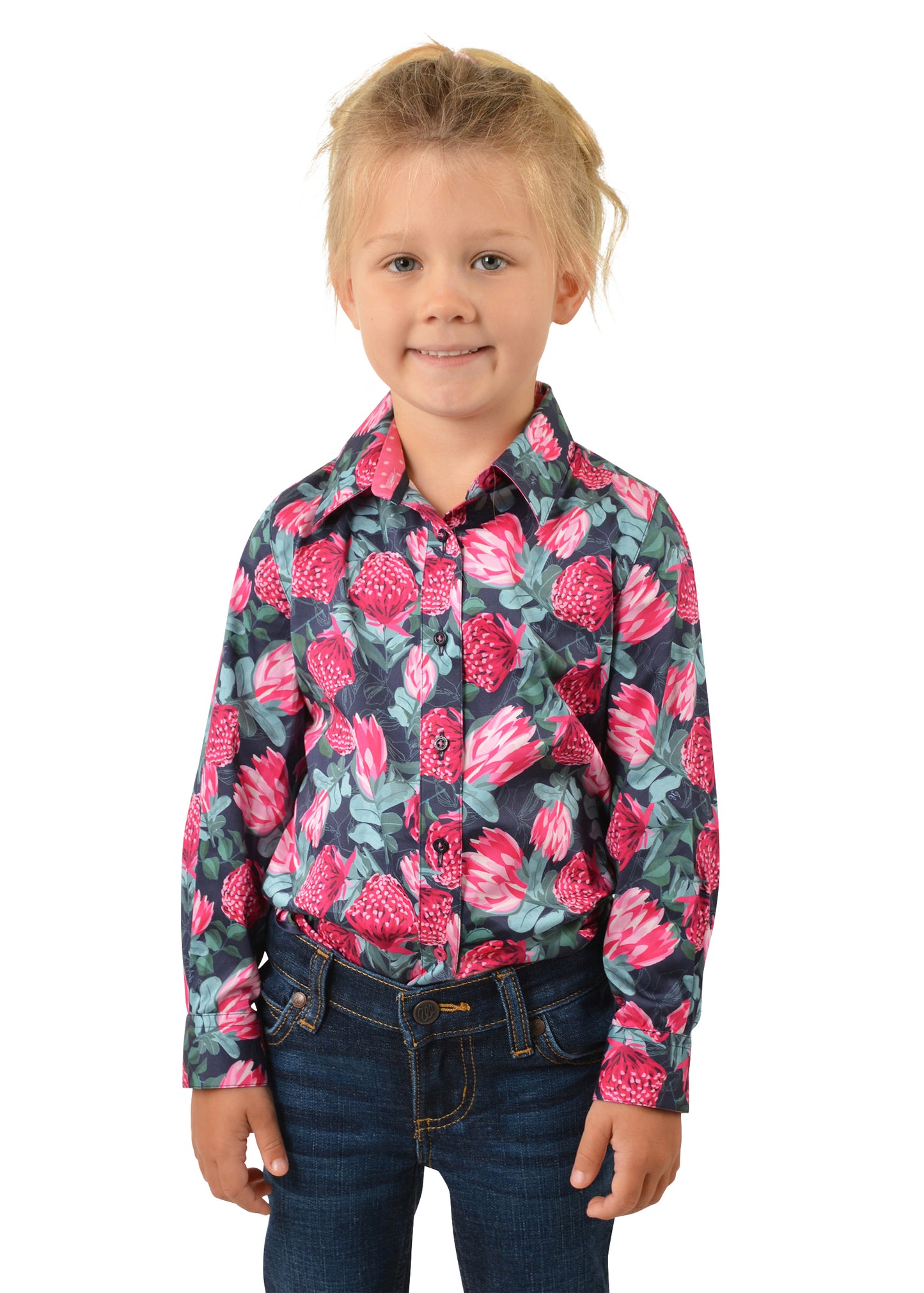 T2S5110050 Thomas Cook Girls Opal Stretch LS Shirt