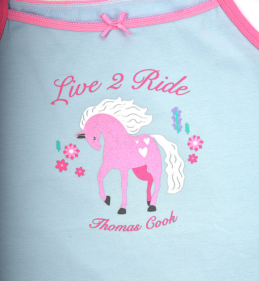 T2W5902098 Thomas Cook Girls Singlet and Underwear Set Purple