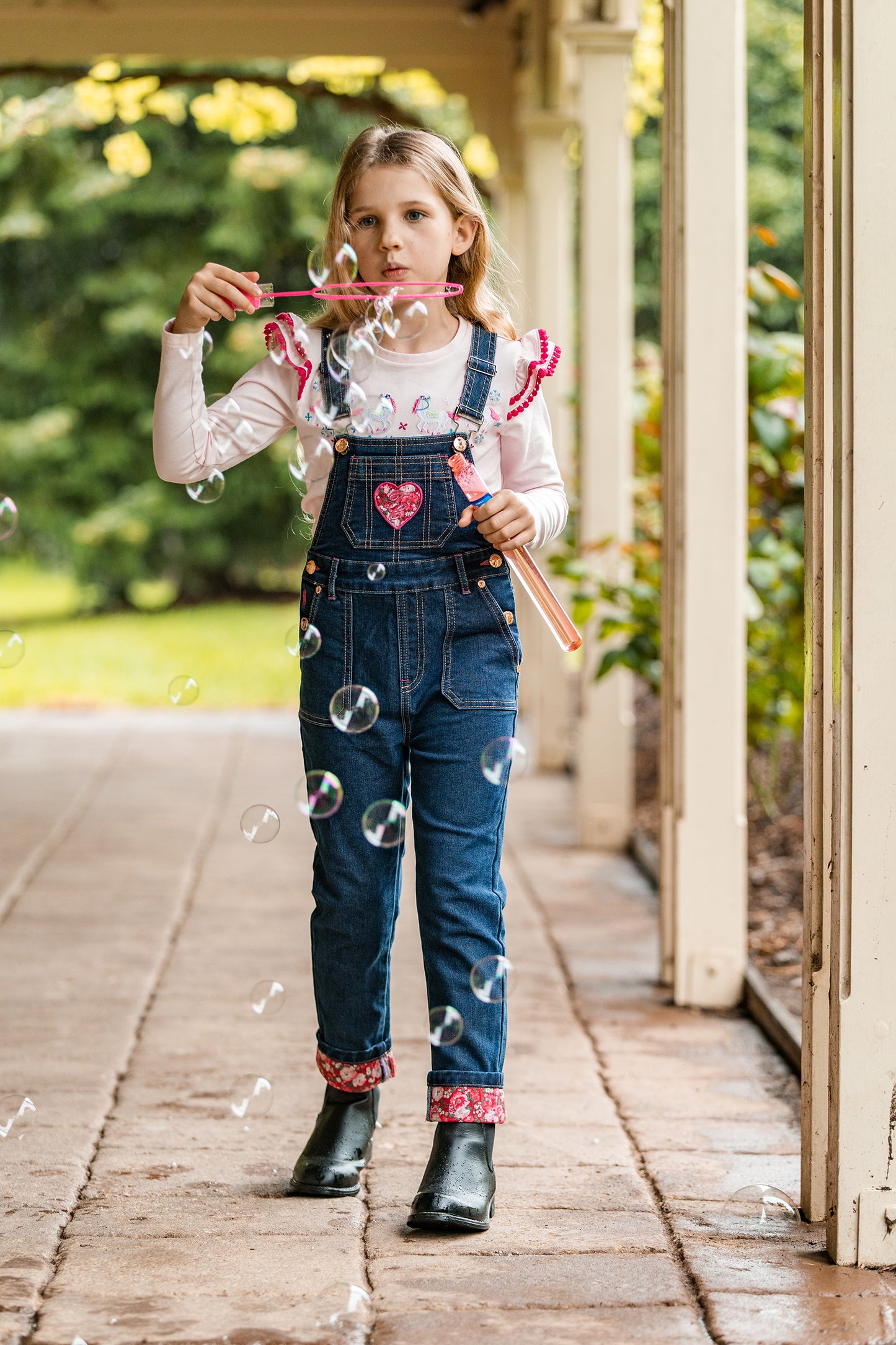 T3W5303120 Thomas Cook Girls Grace Dungarees