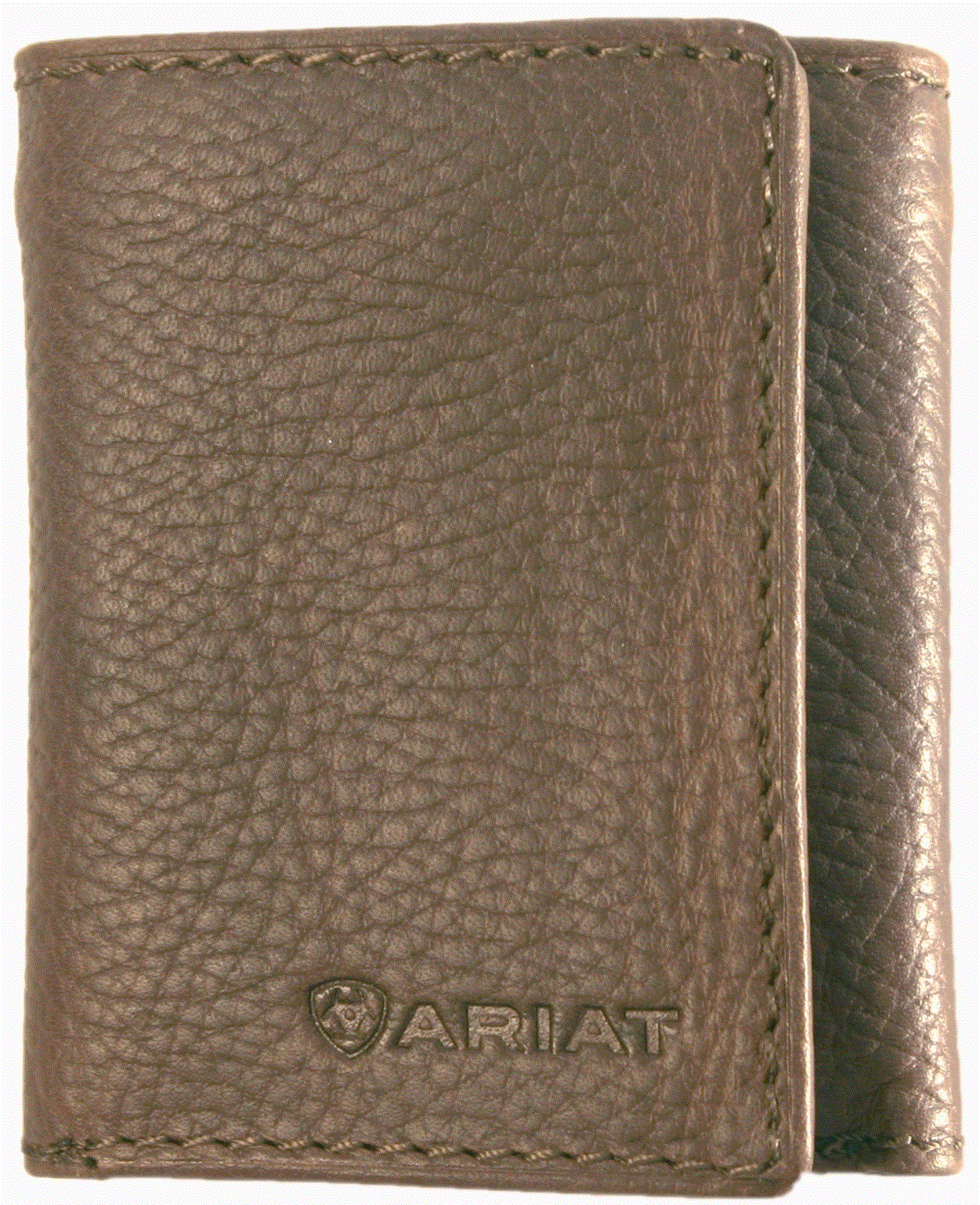 WLT3105A Ariat Mens Tri Fold Wallet Brown