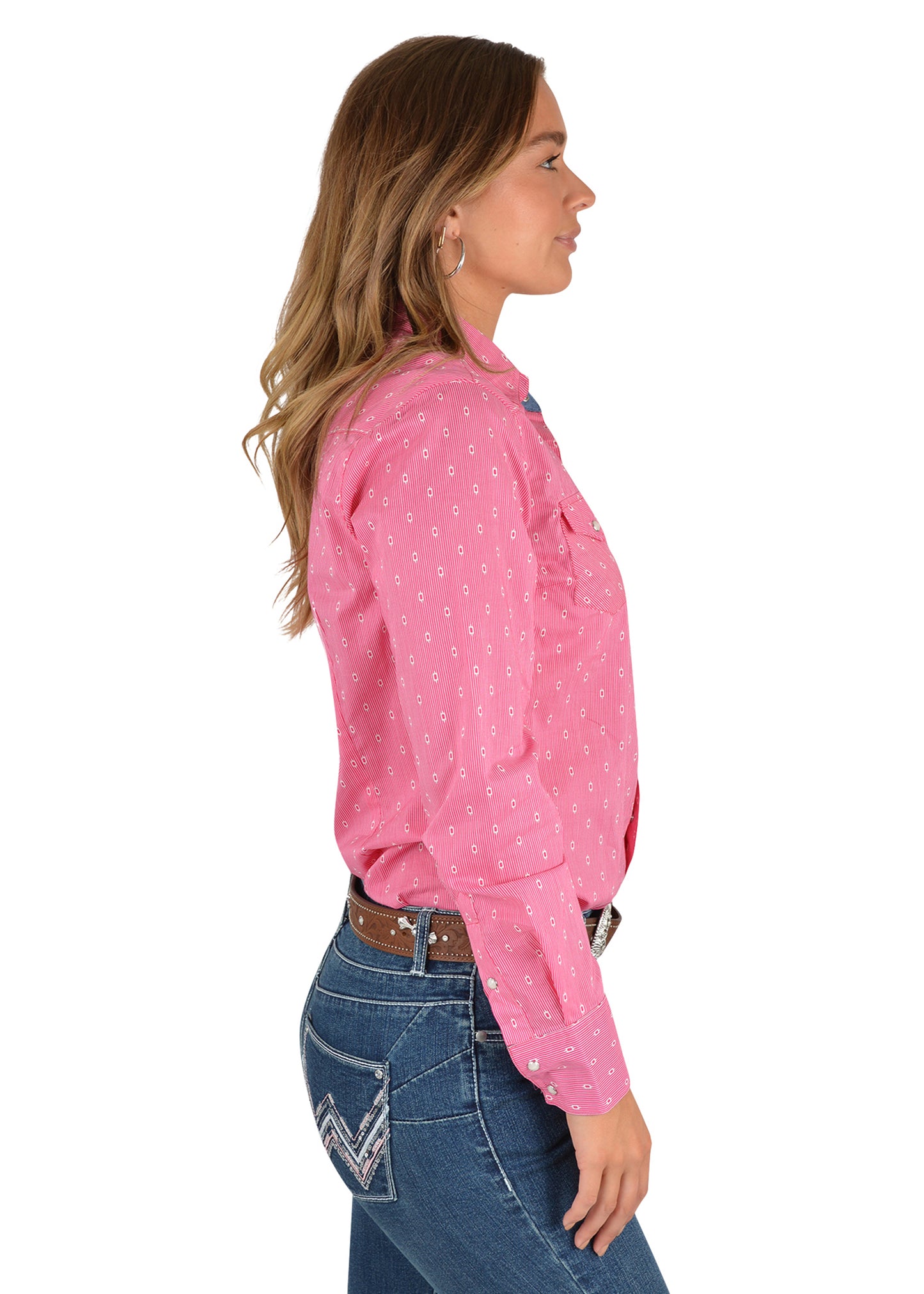 X2S2127870 Lydia Wmns Western L/S Shirt