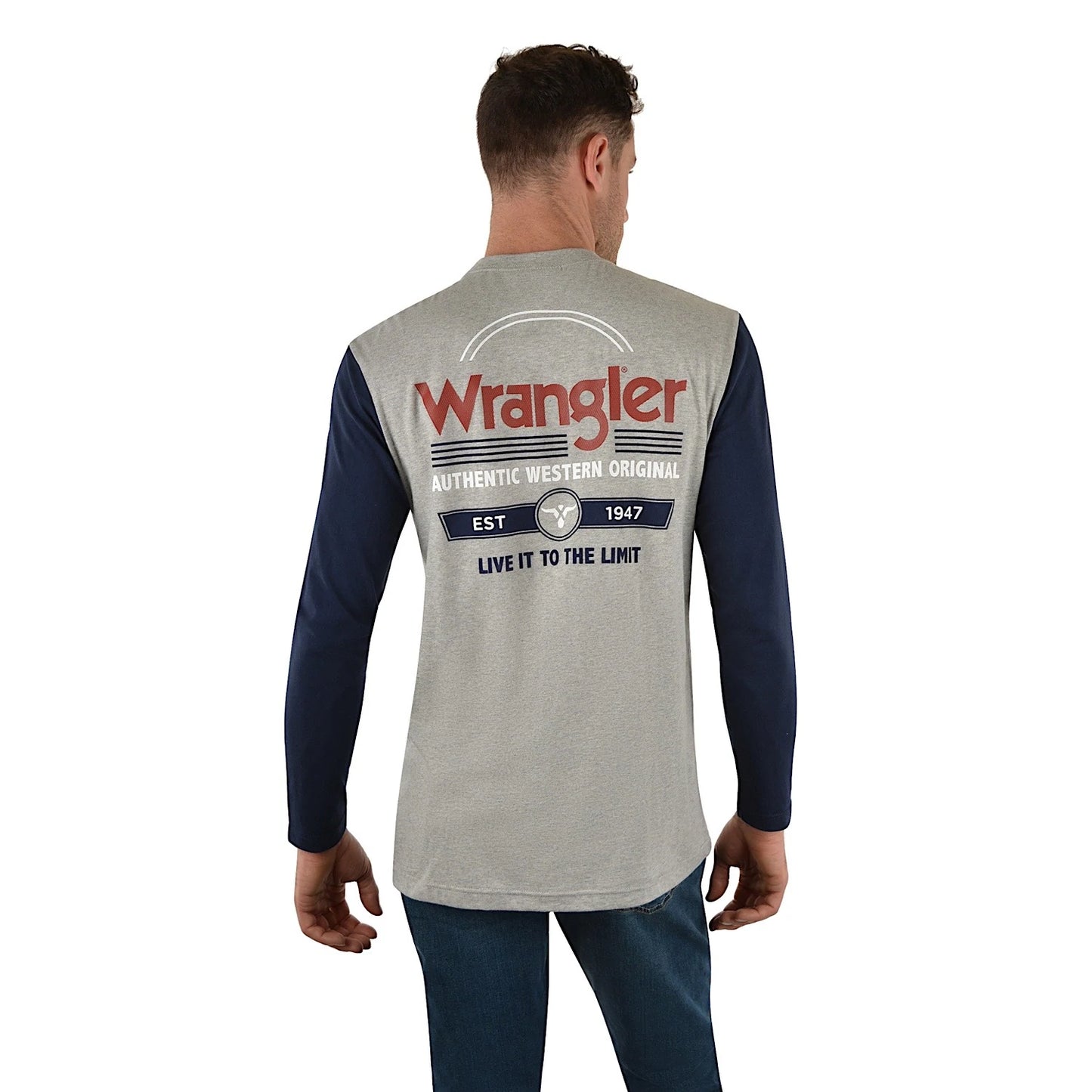 X2W1568745 Wrangler Men's Brando LS Tee