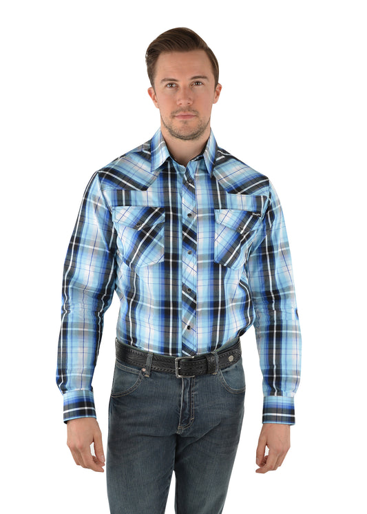 X3W1111900 Wranglers Mens Jason LS Shirt