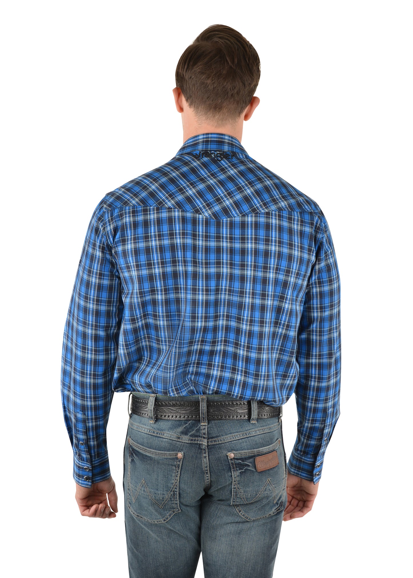 X3W1111901 Wranglers Mens Ash LS Shirt