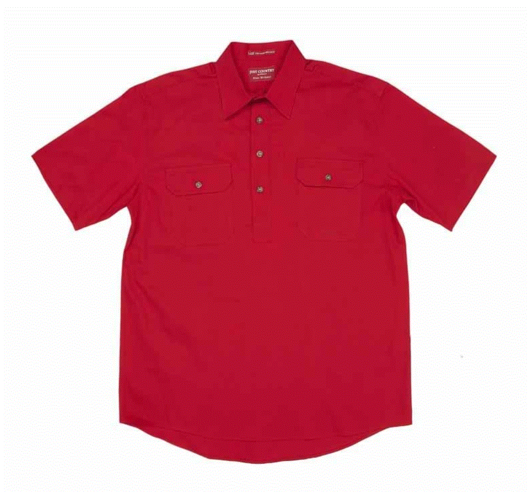 10104CHI Just Country Mens Adam Work Shirt Short Sleeve