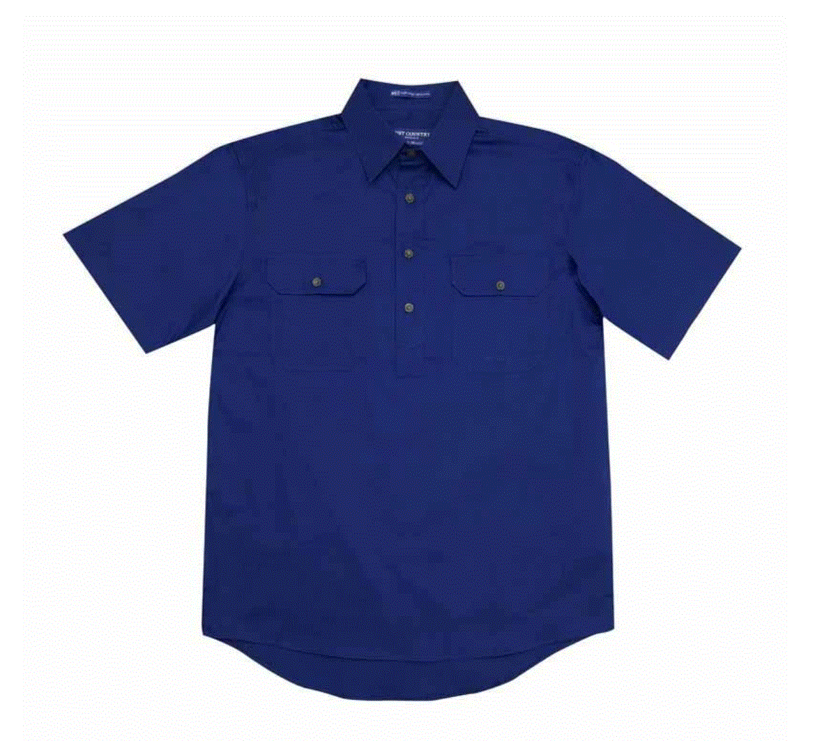 10104CBT Just Country Mens Adam Work Shirt Short Sleeve