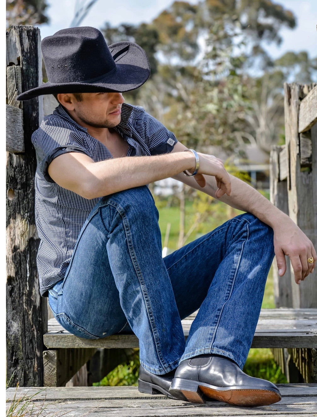 074 Baxter Men’s Horseman Black