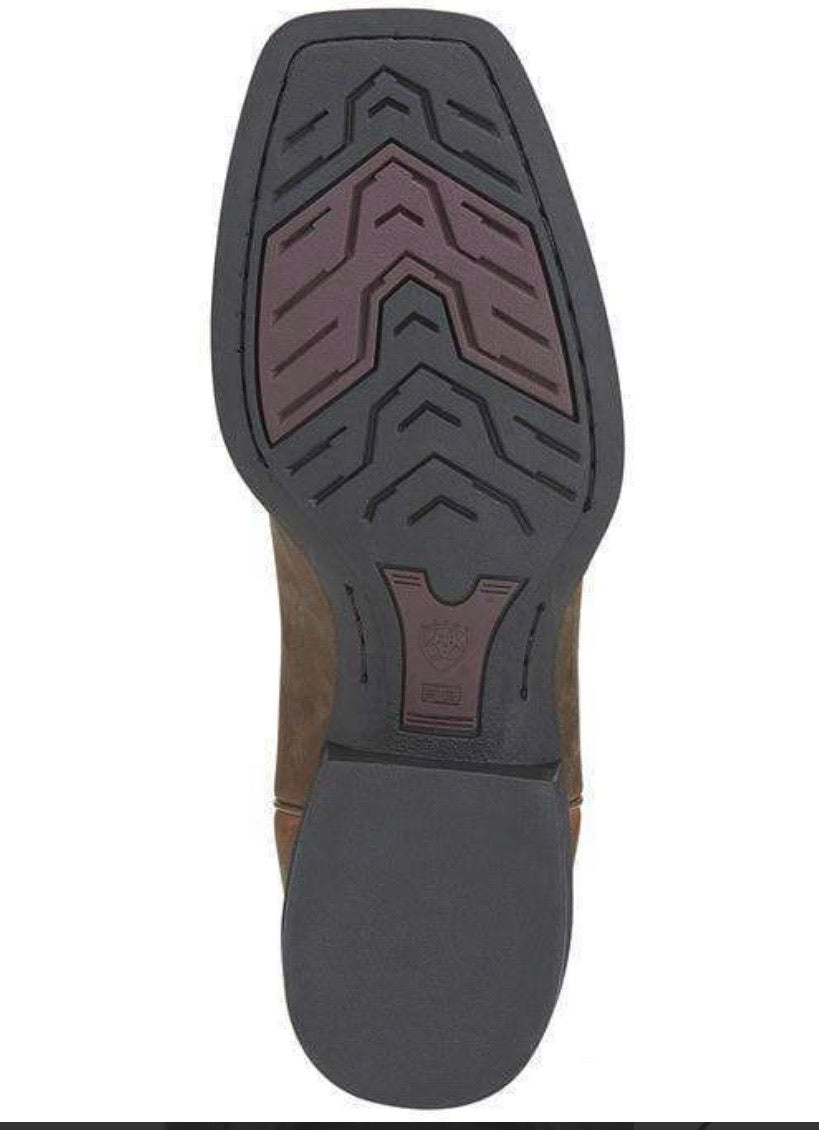 10015288 Ariat men’s Heritage Roper Square toe Powder Brown