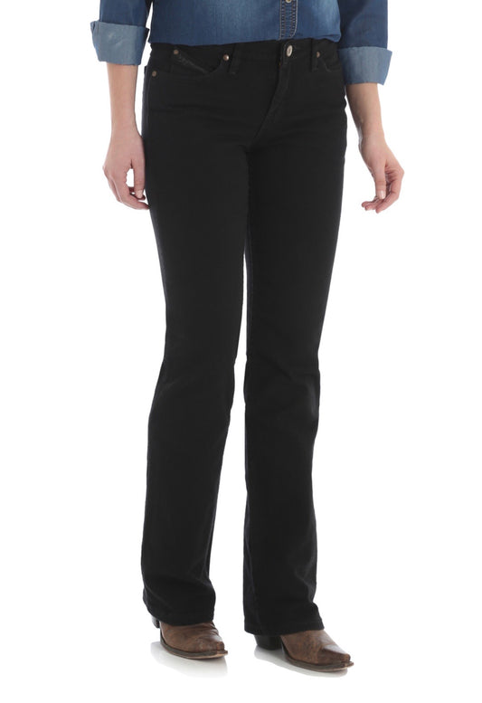 WRQ20BL Wrangler Womens Q Baby Black Jean