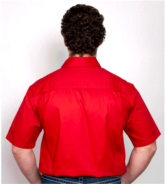 10104CHI Just Country Mens Adam Work Shirt Short Sleeve