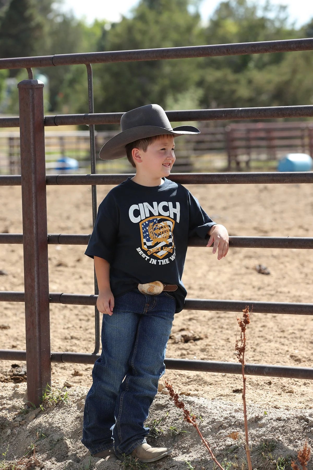 MTT7670121NAV Cinch Boys Tee Navy