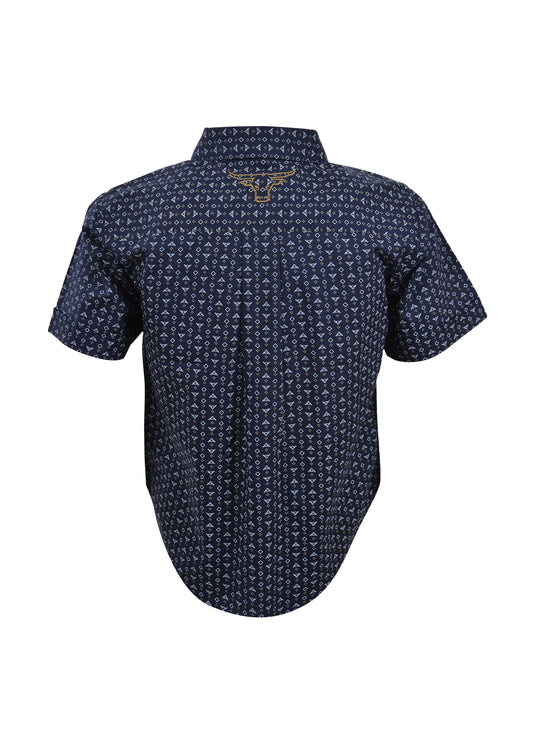 P1S3104450 Pure Western Boys Bailey SS Shirt